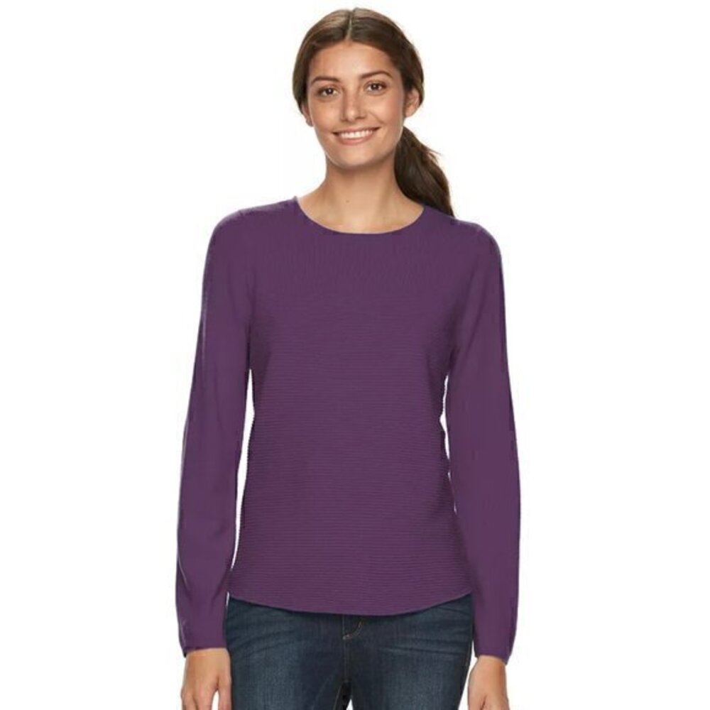 [Croft & Barrow] Purple Sweater - Size L